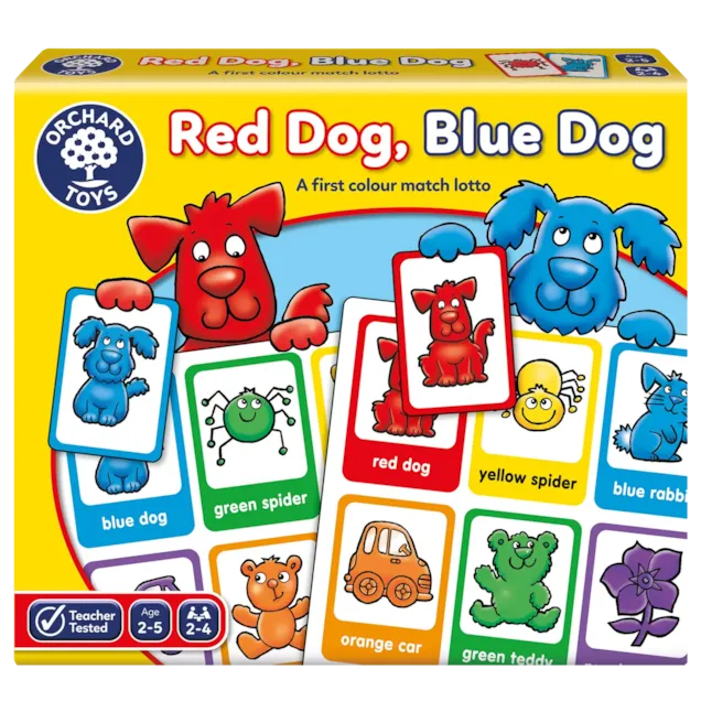 Orchard Toys Red Dog, Blue Dog Game