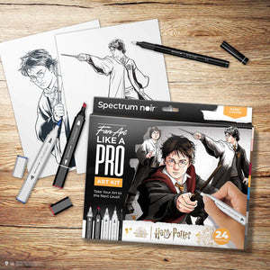 Spectrum Noir Fan-Art Like a Pro Art Markers Kit - Harry Potter