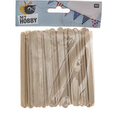 WOODEN POPSICLE STICK, NATURAL 11.5cm