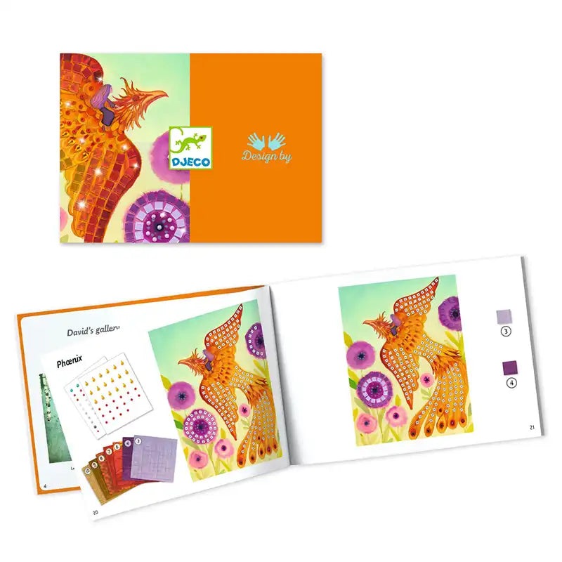 Djeco Mosaics Kit - Mythical Creatures