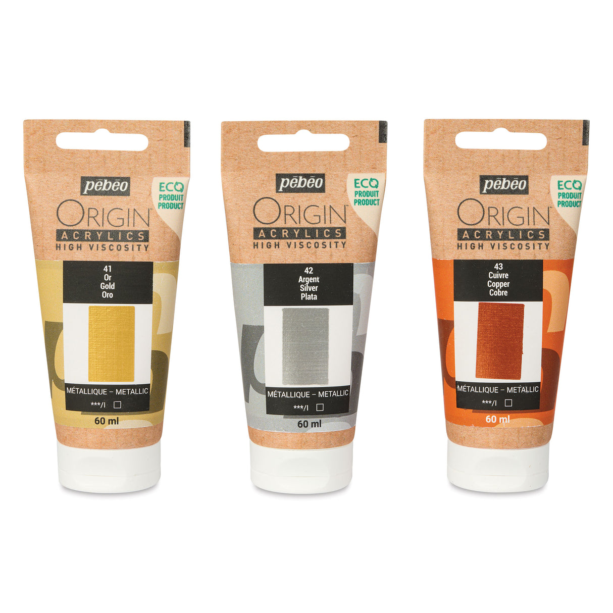 Pebeo Origin Acrylics Acrylics Set - Metallic