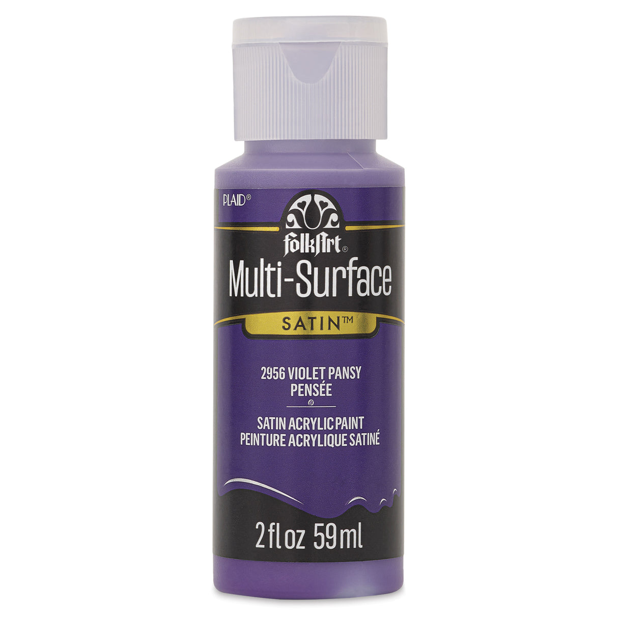 FolkArt Multi-Surface Acrylic 59ml - Violet Pansy