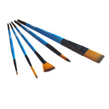 Water Colour Paint Brush Wallet - Set of 5