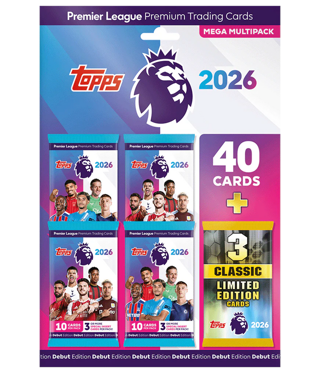 Match Attax Premier League 2026 Debut Edition - Mega Multipack