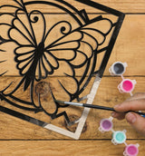 Splat Planet Wood Art Kit - Butterfly