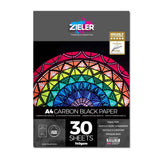 Zieler Coloured Acrylic Paint Markers Starter Set with A4 Black Pad