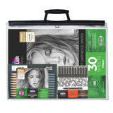 Zieler Drawing & Sketching Set in a Clear A3 Case (26 Pieces)