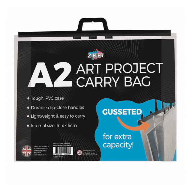 Zieler A2 Clear Art Project Carry Bag
