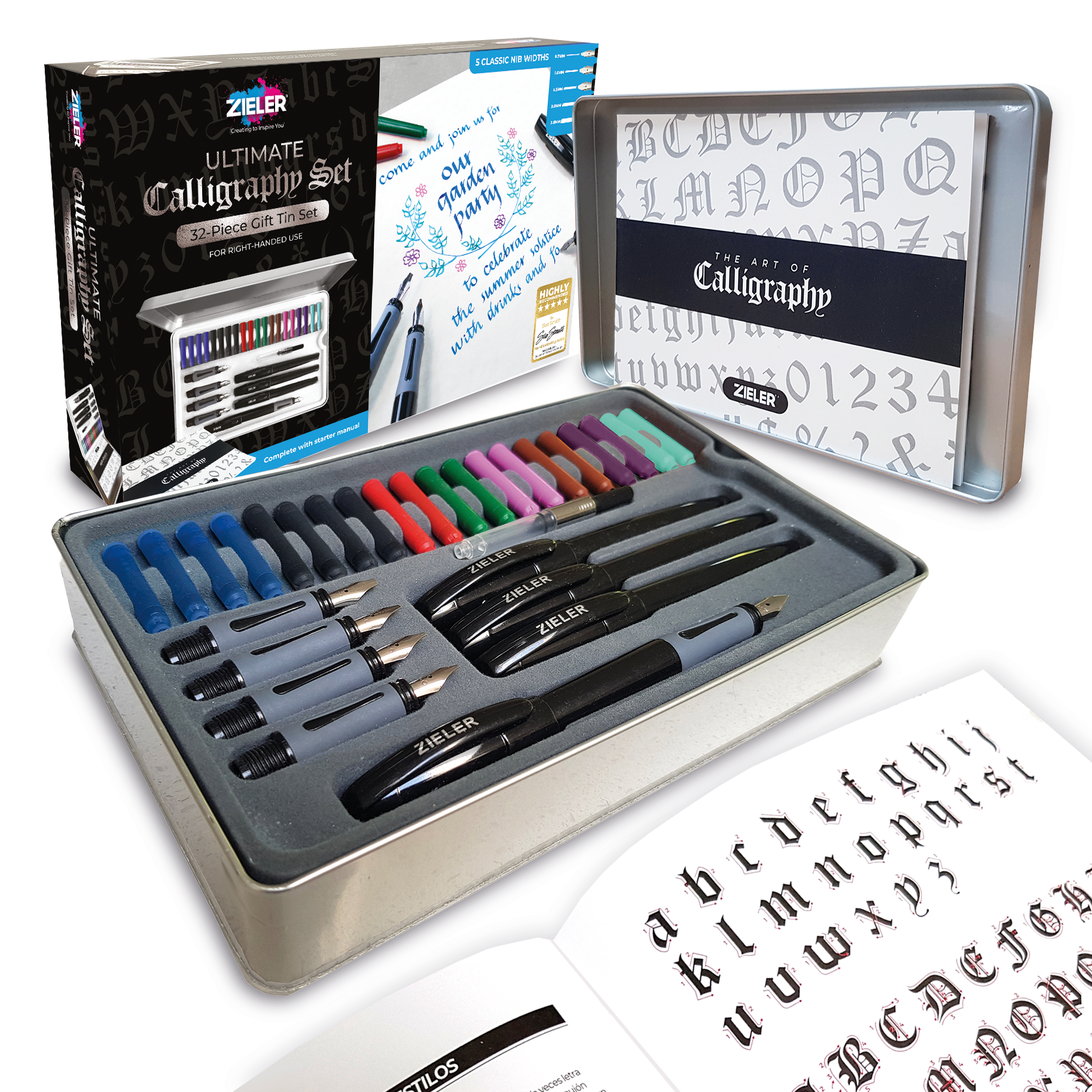 Zieler Ultimate Calligraphy Pen Gift Set (32 Pieces)
