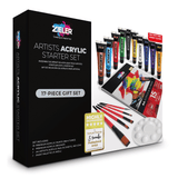 Zieler Acrylic Paint Starter Set - 17 Piece Gift Set