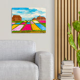 OKTO 3D Clay Painting Creative - Flower Beds In Holland