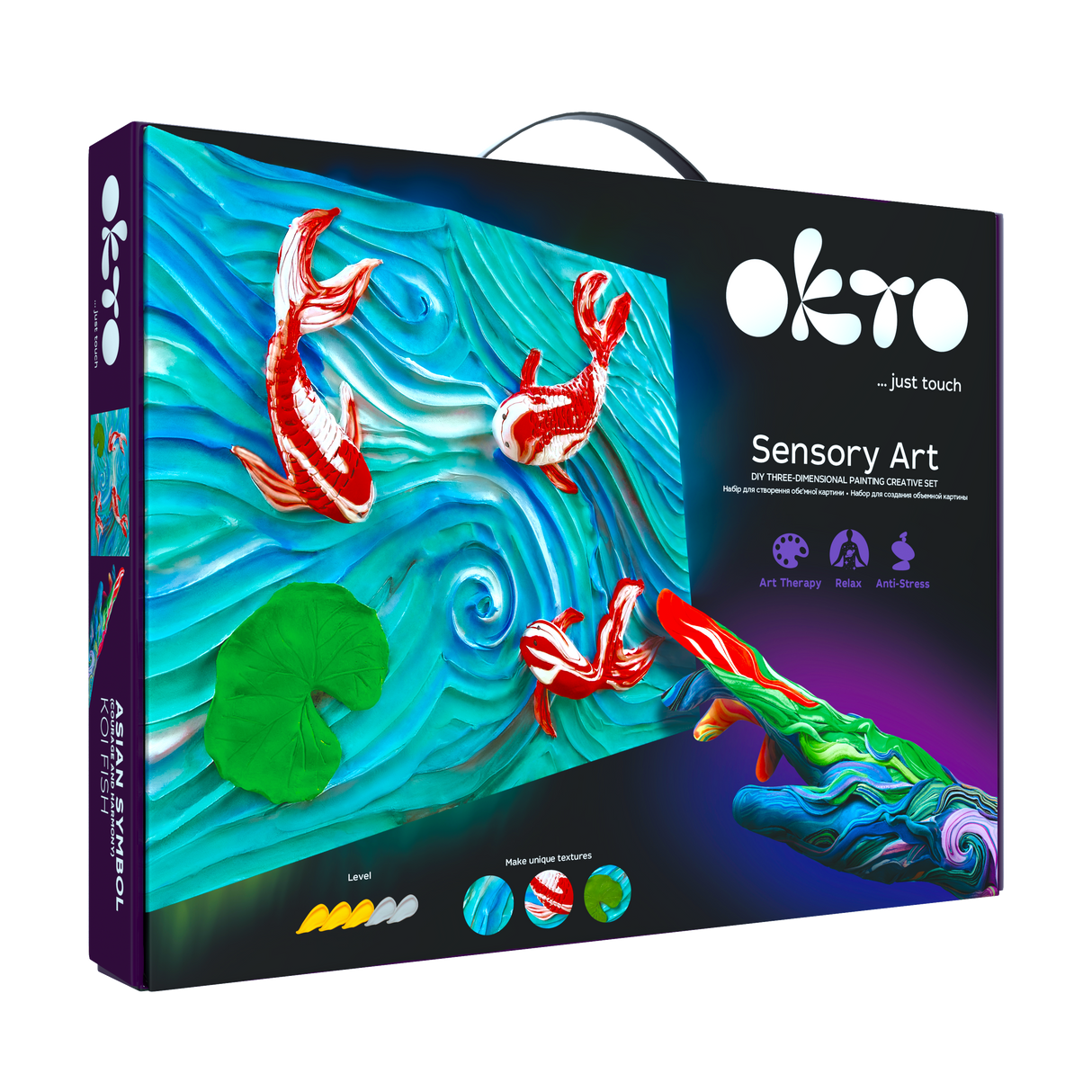 OKTO DIY 3D Painting Creative Kit - Koi Carps