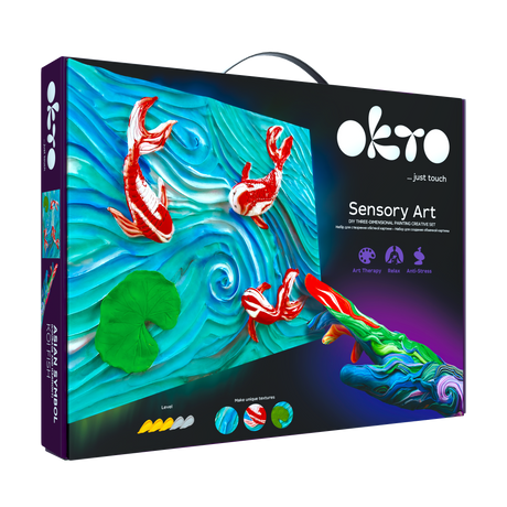 OKTO DIY 3D Painting Creative Kit - Koi Carps