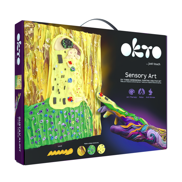 OKTO DIY 3D Clay Painting Creative Set - Kiss