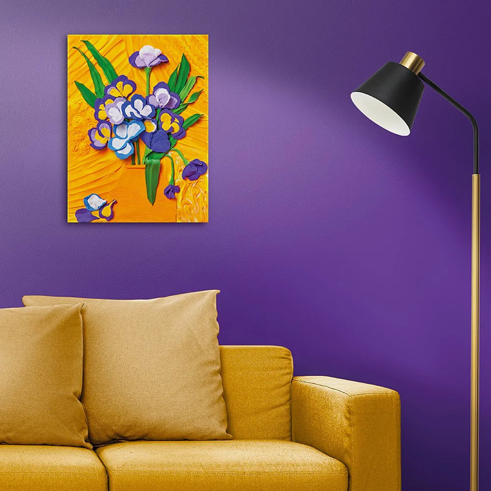 OKTO DIY 3D Clay Painting Creative Set - Irises