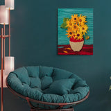 OKTO DIY 3D Clay Painting Creative Set - Sunflowers