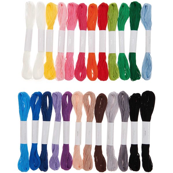 Rico Design Embroidery Thread Set Multicolour Classic 24 pieces