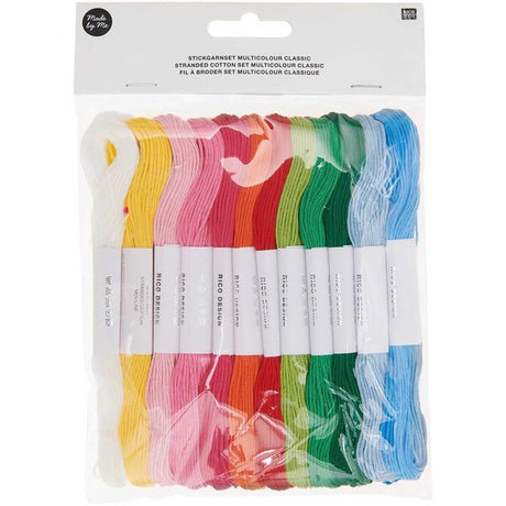 Rico Design Embroidery Thread Set Multicolour Classic 24 pieces