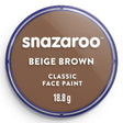 Snazaroo Classic Face Paint Beige Brown 18Ml