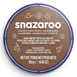 Snazaroo Classic Face Paint Beige Brown 18Ml