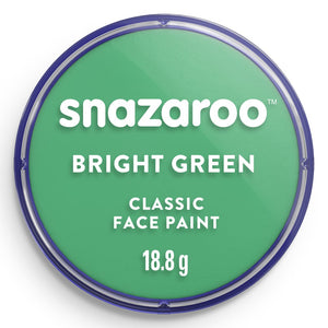SNAZAROO BRIGHT GREEN 18ML FACE PAINT