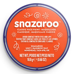 Snazaroo Classic Face Paint Dark Orange 18Ml