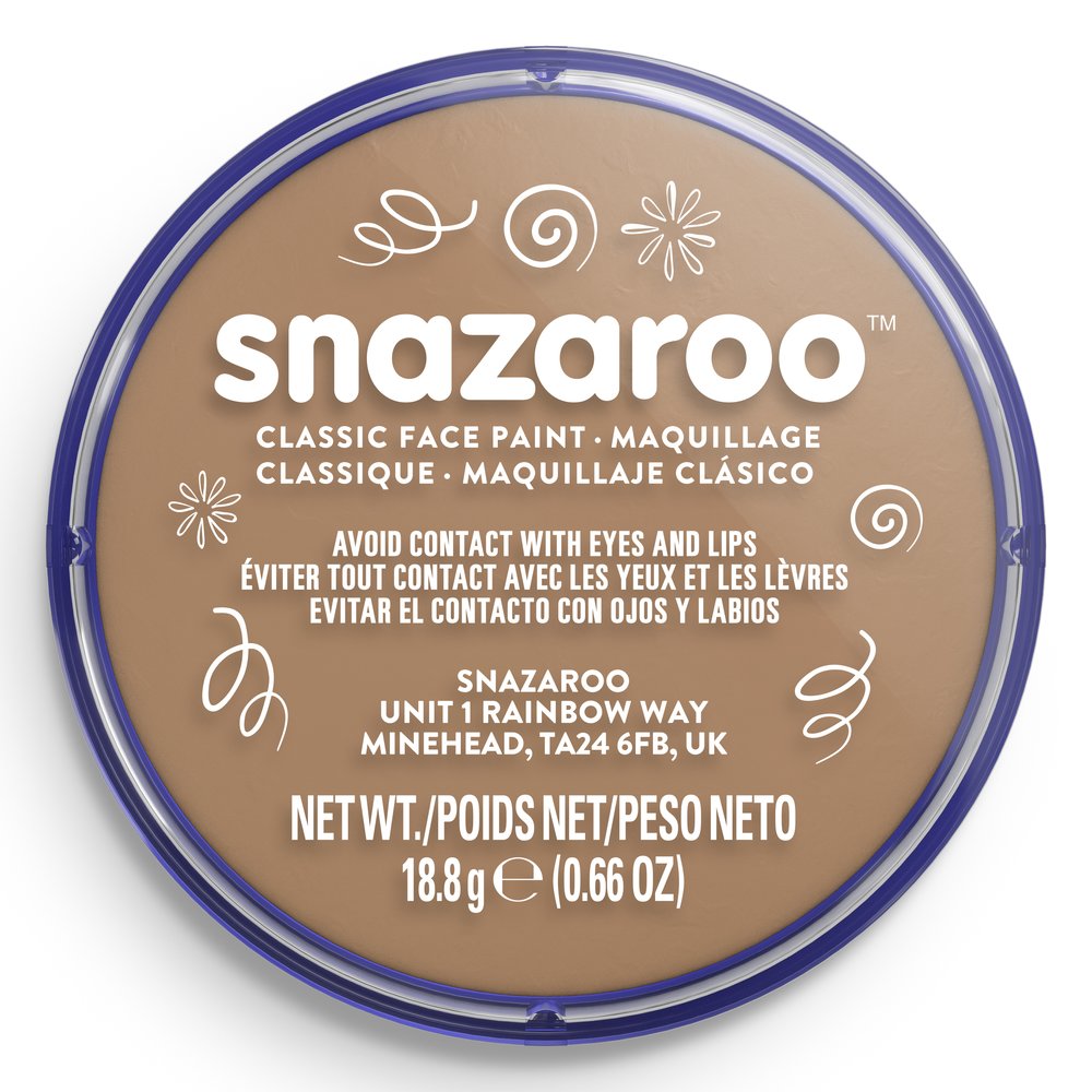 Snazaroo Classic Face Paint Light Beige 18Ml