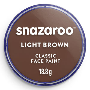 Snazaroo Classic Face Paint Light Brown18Ml