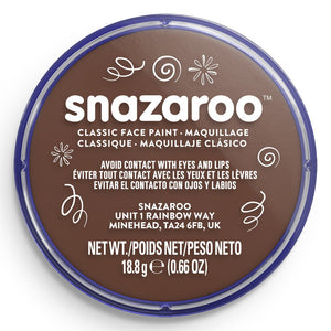 Snazaroo Classic Face Paint Light Brown18Ml