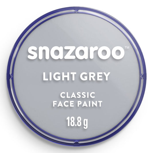 Snazaroo Classic Face Paint Light Grey 18Ml