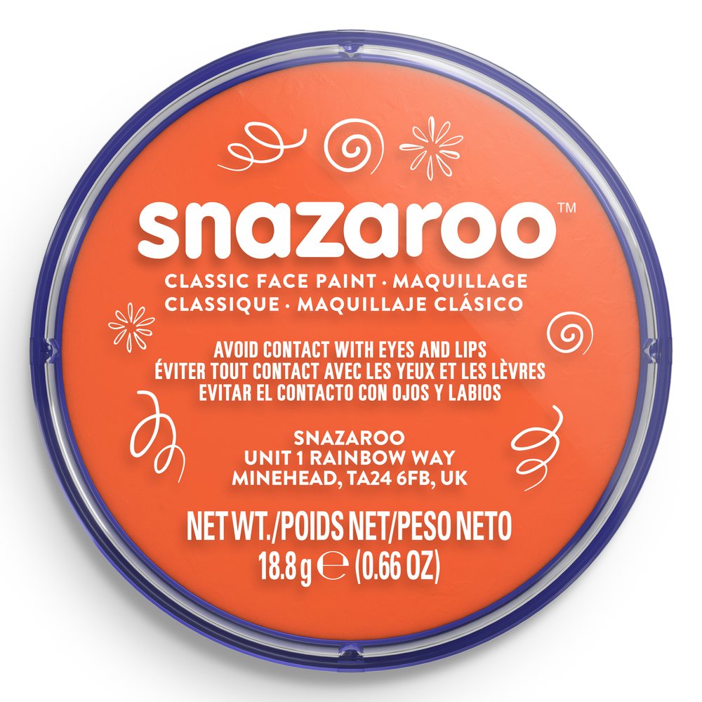 Snazaroo Face Paint 18ml - Orange