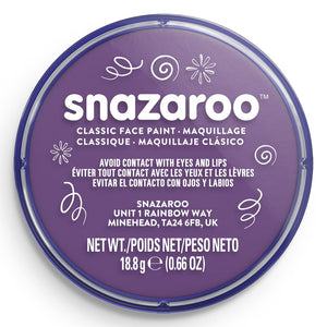 Snazaroo Classic Face Paint Purple 18Ml