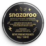 Snazaroo Metallic Face Paint Electric Black 18Ml