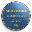 Snazaroo Metallic Face Paint Electric Blue 18Ml