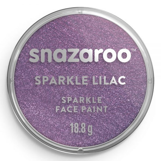 Snazaroo Sparkle Face Paint Sparkle Lilac 18Ml