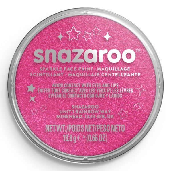 Snazaroo Sparkle Face Paint Sparkle Pink 18Ml