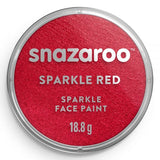 Snazaroo Sparkle Face Paint Sparkle Red 18Ml