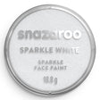 Snazaroo Sparkle Face Paint Sparkle White 18Ml