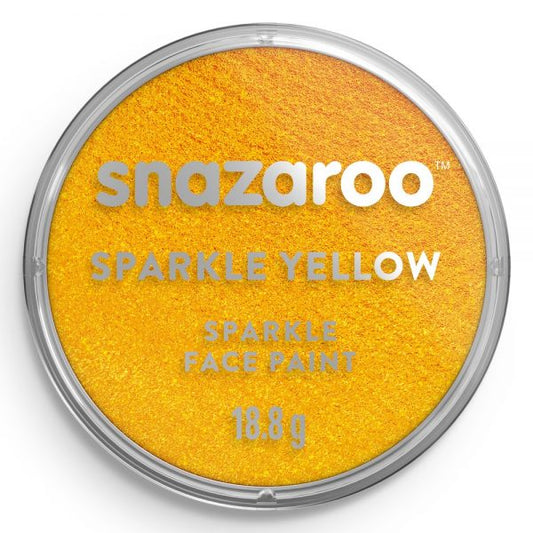 Snazaroo Sparkle Face Paint Sparkle Yellow 18Ml