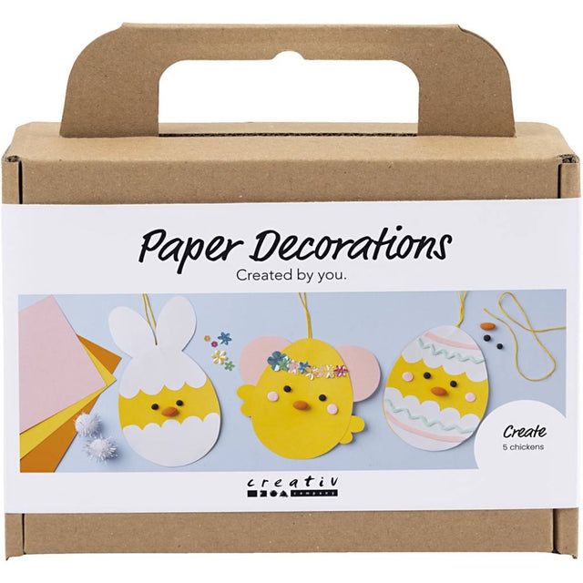 Paper Decorations Kit - Funny Easter Friends