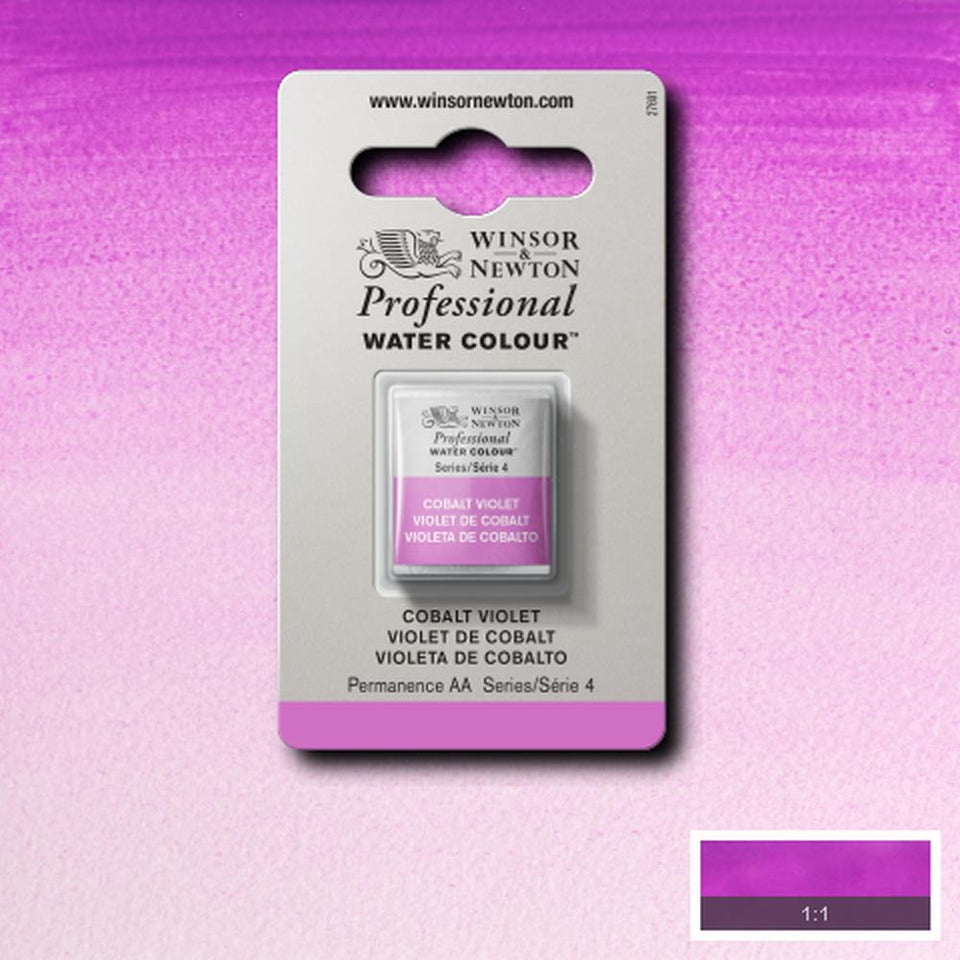 Professional Watercolour Series 4 Half Pan - Cobalt Violet