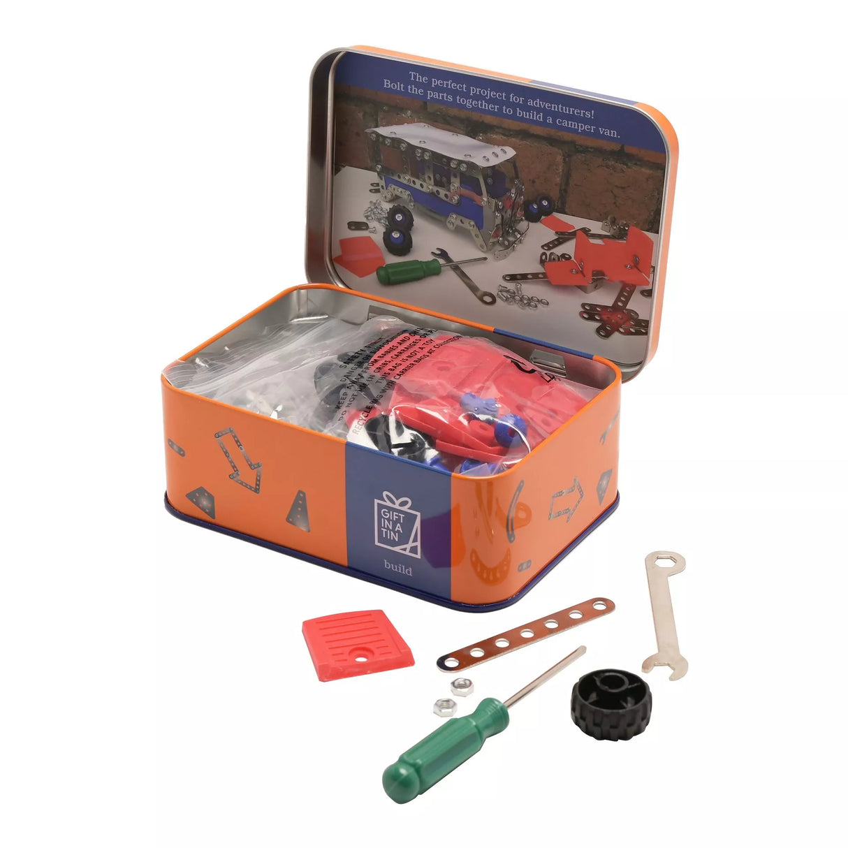 Gift in a Tin Construction Kit - Campervan