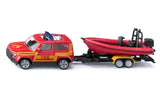 Siku Land Rover Defender with Boat