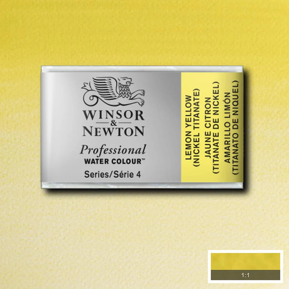 Professional Watercolour Series 4 Whole Pan - Lemon Yellow (Nickel Titanate)