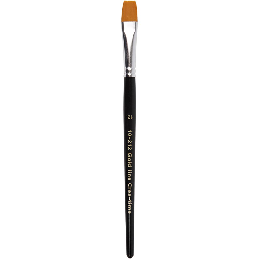 Gold Line Nylon Brushes Round No.12 (Pack of 6)