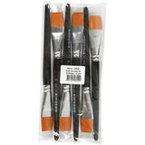 Gold Line Nylon Brushes No.20 21cm Flat (6 Pack)