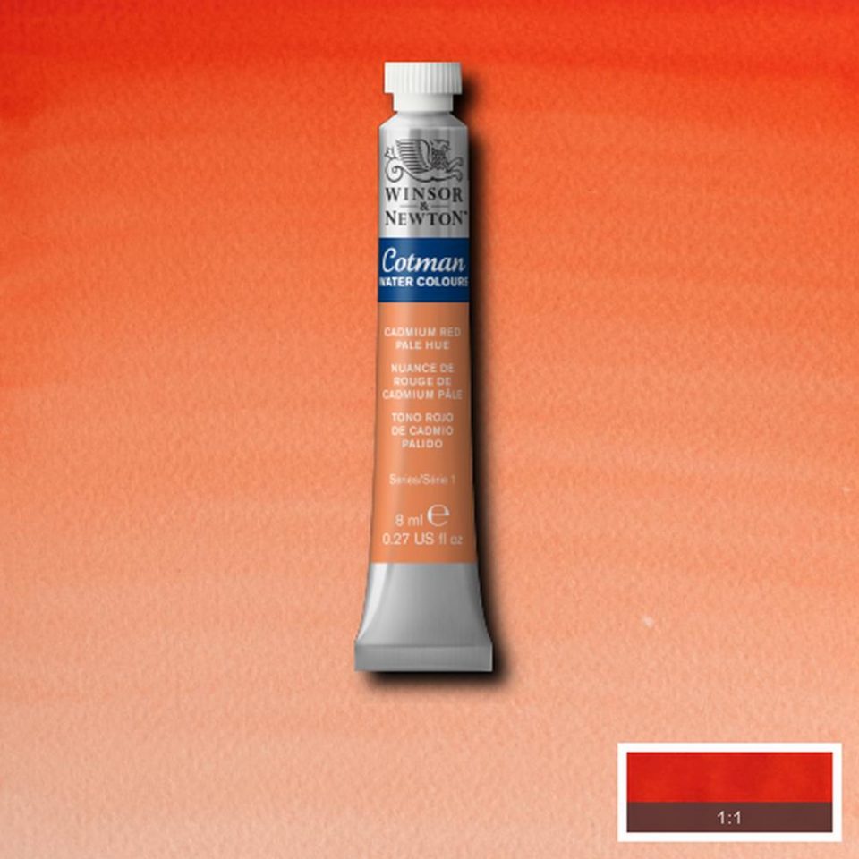 Cotman Watercolour Paint Cadmium Red Pale Hue