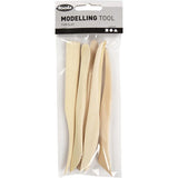 Wooden Modelling Tool L: 15 cm (6 Pack)