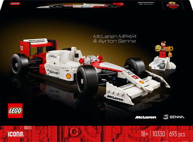 Lego Icons McLaren MP4/4 & Ayrton Senna