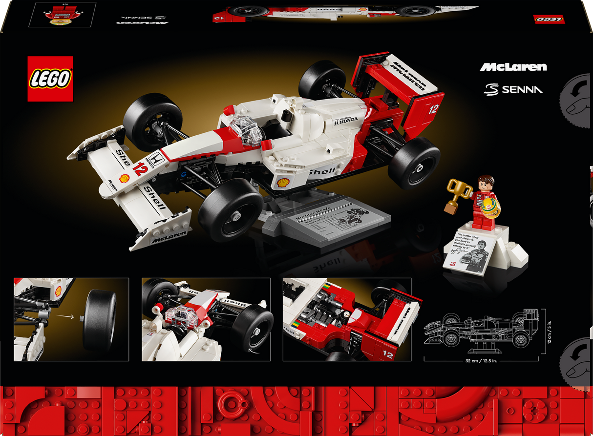 Lego Icons McLaren MP4/4 & Ayrton Senna